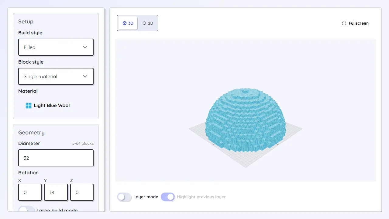 Minecraft Dome Generator teaser image