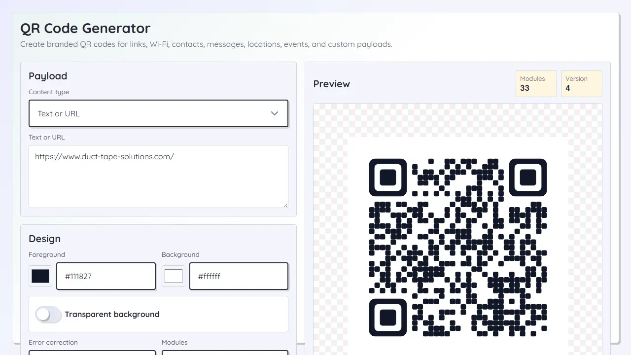 QR Code Generator teaser image